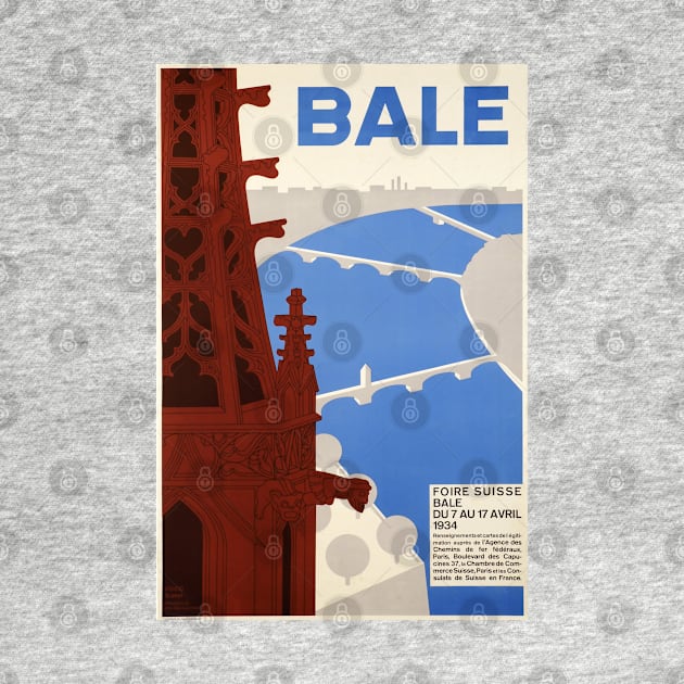 Bale,Basel,Switzerland,Travel Poster by BokeeLee